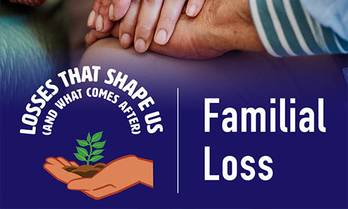 Familial Loss - hand holding thru an emotional time