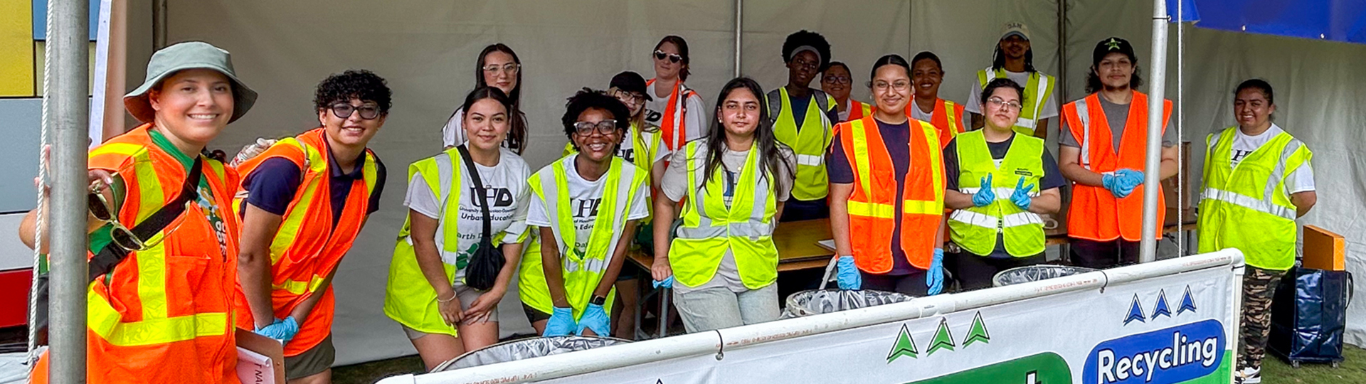Urban Education Students Volunteered for Earth Day 