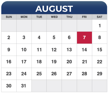 August Calendar