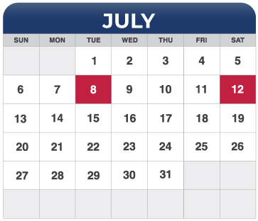 July Calendar