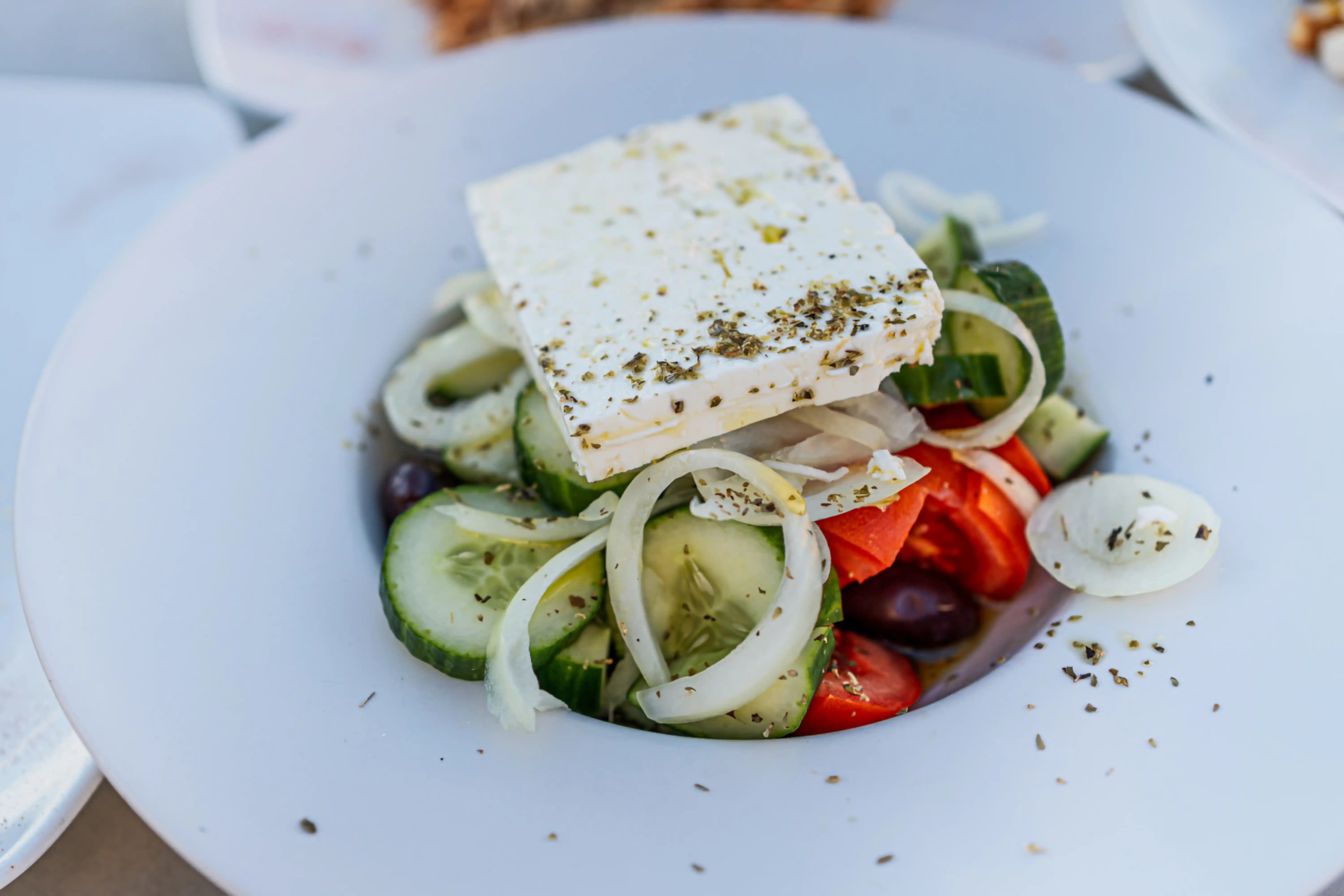 Greek Salad on a plate