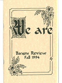 Bayou Review Cover