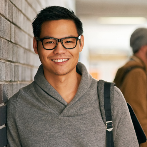 smiling student