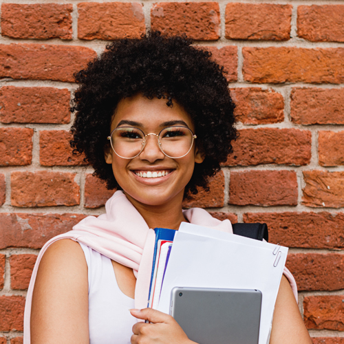 smiling student smiling student