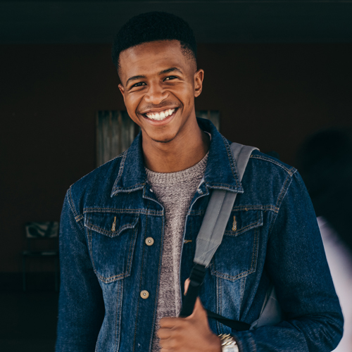 smiling student