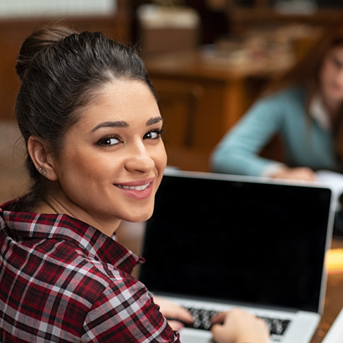smiling student smiling student
