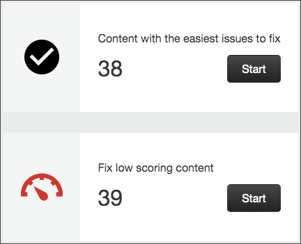 Categories of fixable content