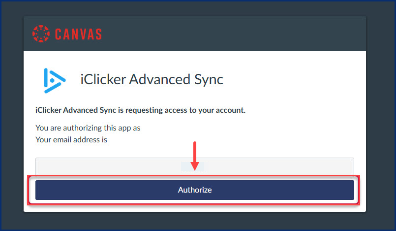 authorize in Canvas