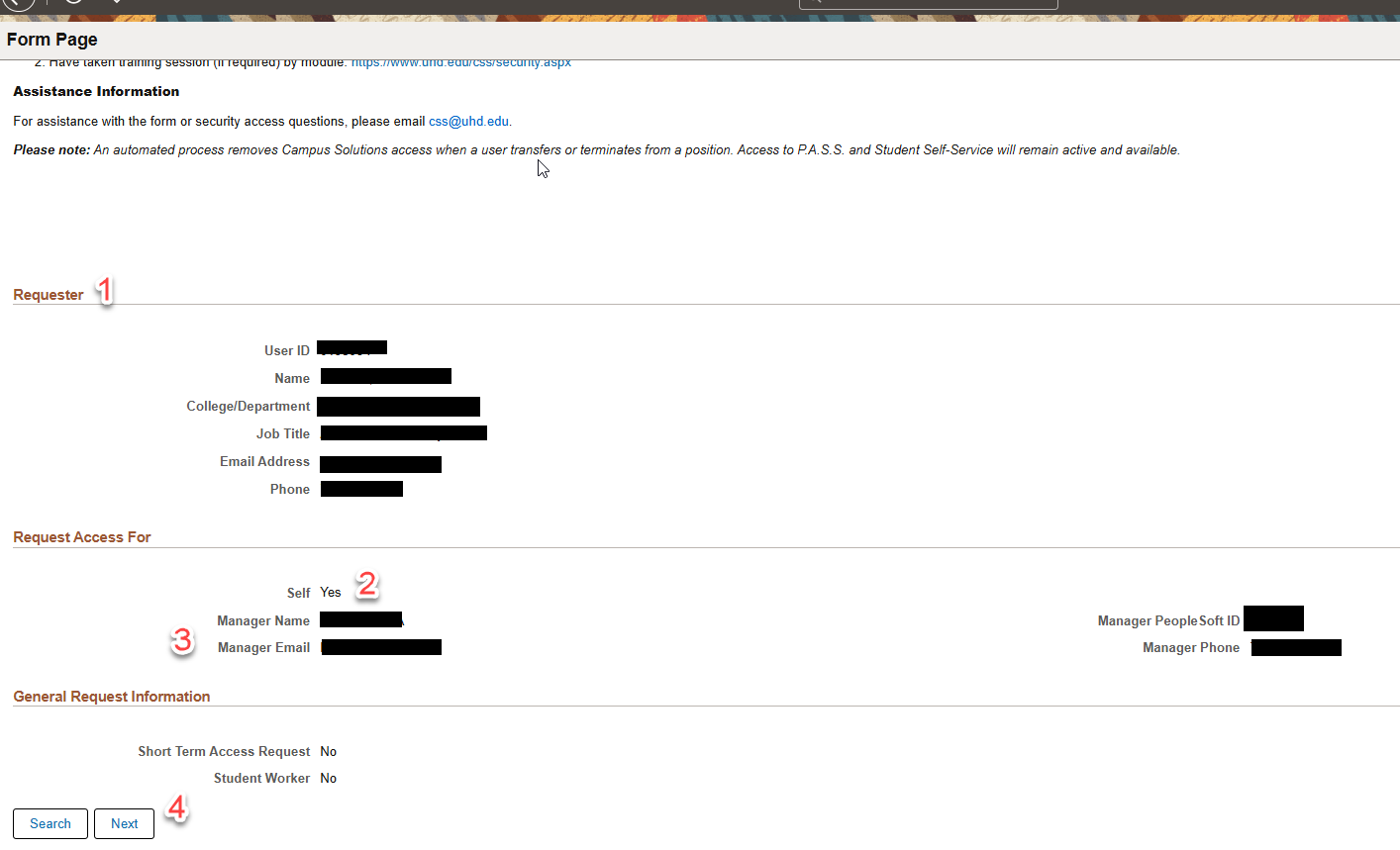 Review requests - screen capture