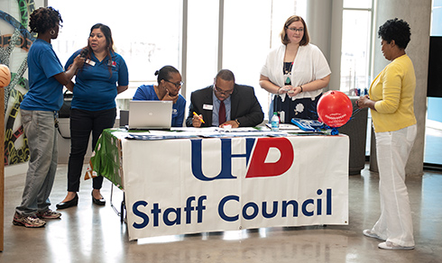 Staff Council booth