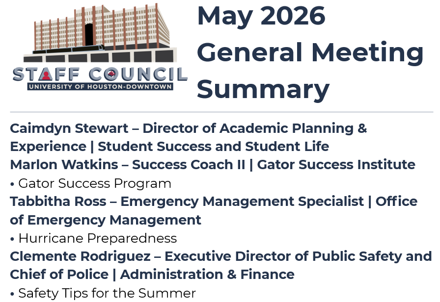 May 2026 General Meeting Summary