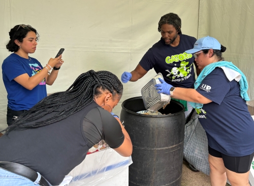 UHD Volunteers at Earth Day Houston