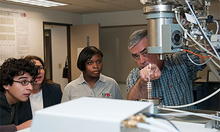 Faculty demonstration to students