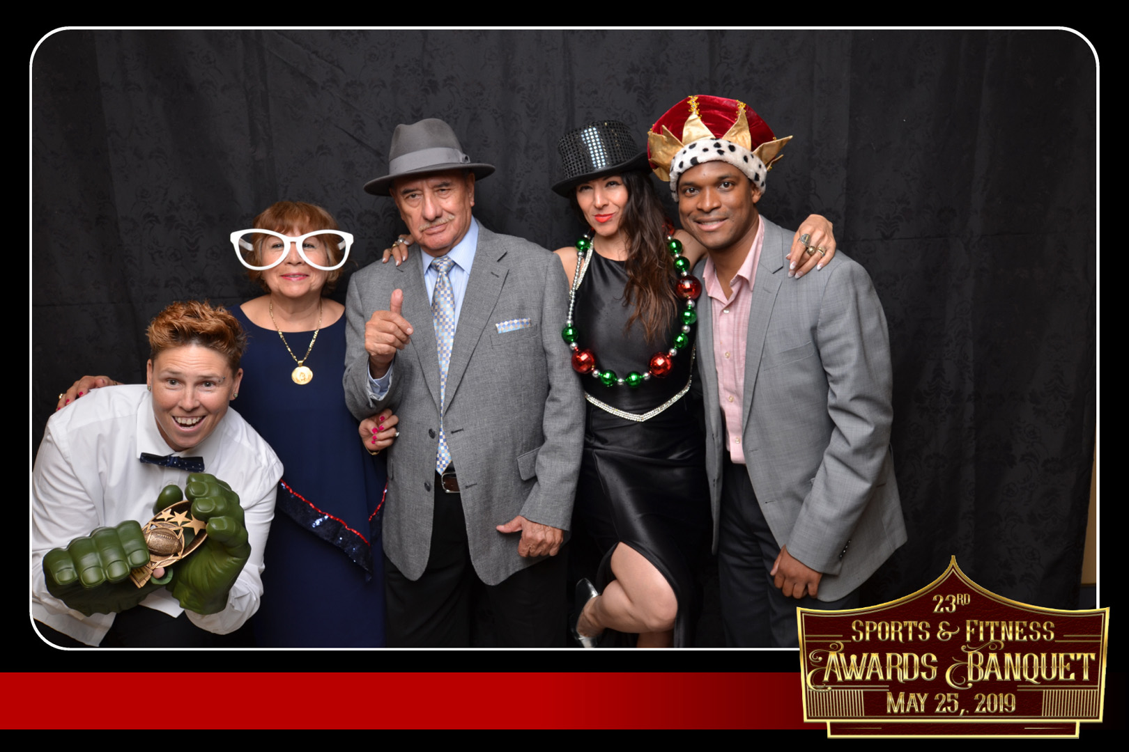 Group shot of attendees at the annual Sports and Fitness awards gala in 2019.