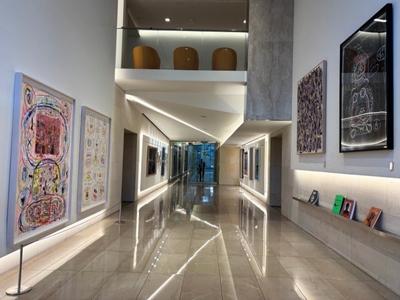 Art exhibition titled, 